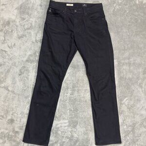 AG Adriano Goldschmied Jeans Mens 32x32 Black The Graduate Tailored Leg Stretch